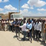 Lukenya: Lorry Drivers Stage Protests Over Bad Condition Of Road