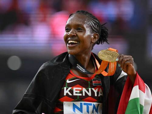 History Maker Faith Kipyegon Credits Budapest Worlds Success To Husband