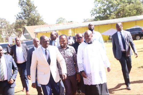 President Ruto Attends Bishop Odonya's Ordination In Trans Nzoia