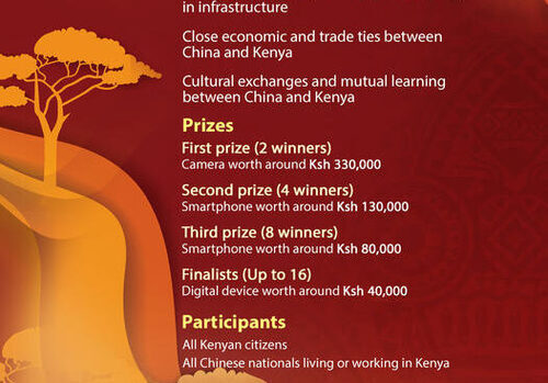 Entries Open For ‘Shared Future’ Photography/Video Contest At Chinese Embassy In Kenya