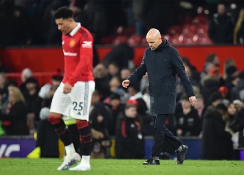 Man Utd's Slow Start Angers Ten Hag In Draw With Managerless Leeds