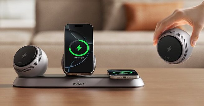 Aukey MagFusion Ark Wireless Charger Review