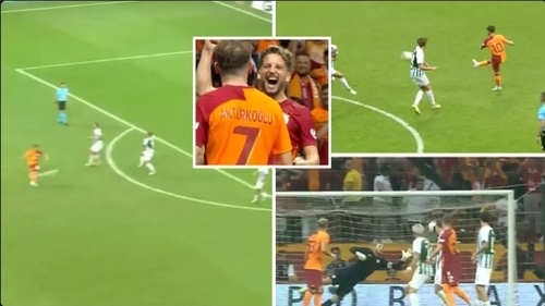 Dries Mertens Scores Sensational Paul Scholes-Esque Volley From Corner In Champions League Qualifier
