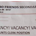 Ileho Friends Secondary School Hiring Accounts Clerk