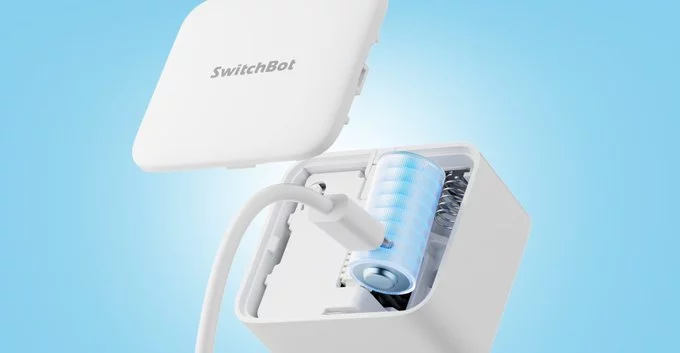 SwitchBot Button-Pressing Robot Gets Rechargeable Upgrade