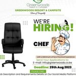 Greenwoods Resort and Campsite Eldoret Hiring Chef