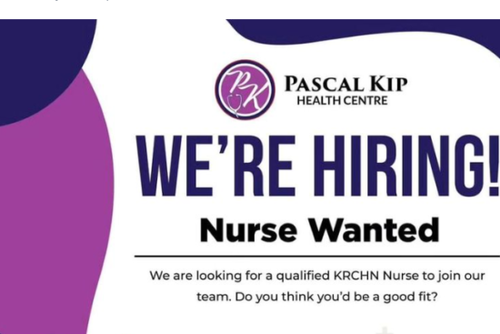 Pascal Kip Hiring Nurse