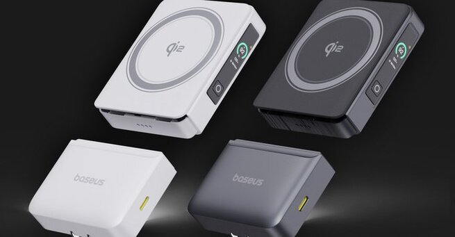 Baseus EnerGeek GT01 Wireless Power Bank And AC Adapter