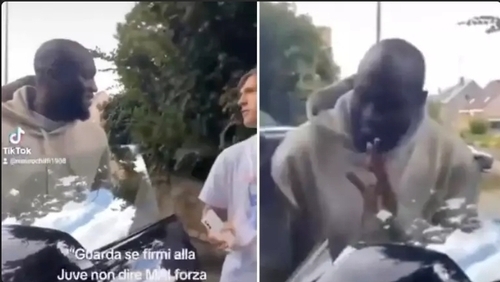 Romelu Lukaku Approached By Inter Milan Fan Asking About His Move To Juventus