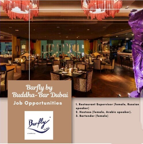 Ready for a Career Change? Explore Opportunities at Barfly by Buddha-Bar Dubai 2023