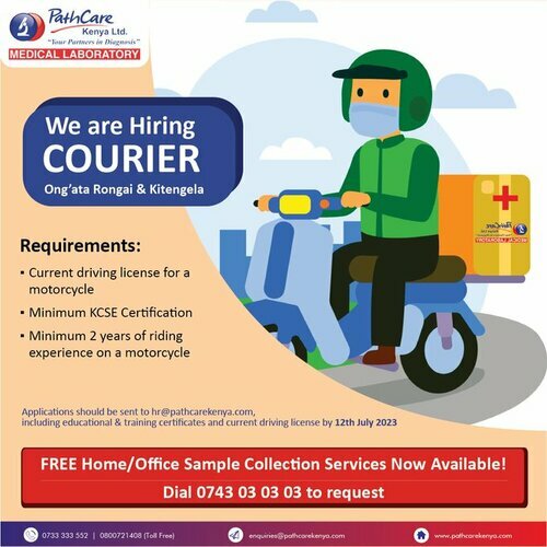 PathCare Hiring Courier