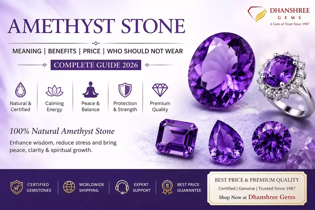 Amethyst Stone (Kathela): Everything You Need to Know About Benefits, Price & Quality