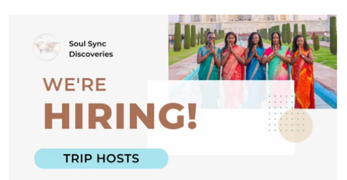 Soul Sync Discoveries Hiring Trip Hosts
