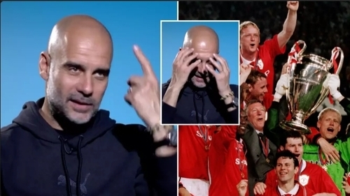 Pep Guardiola Has Been Called Out For His Comments On Man United's Treble Win