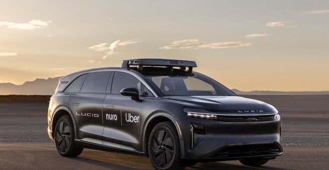 Uber Invests in Lucid and Nuro to Launch 20,000 Robotaxis by 2031