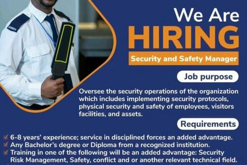 Mwanachi Credit Hiring Security & Safety Manager
