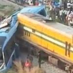 Six Dead As Train Collides With Bus In Lagos
