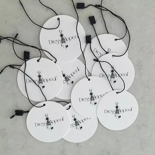 Custom Half Circle Tags for Branding Solutions and More