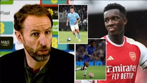 Gareth Southgate Explains England Squad Picks As Eddie Nketiah And Kalvin Phillips Included But Raheem Sterling Left Out
