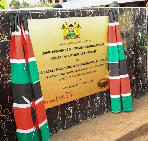 Ruto Commissions Senta-Nyamtiro-Isebania Road (Phase I)