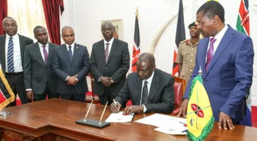 President Ruto Signs IEBC Bill 2022 Into Law