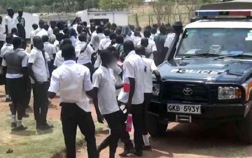 Otok Secondary Students In Homa Bay Beat Up Protesting Parents
