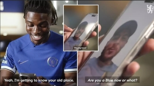 Eden Hazard Phone Call With New Chelsea Signing Romeo Lavia Is Going Viral