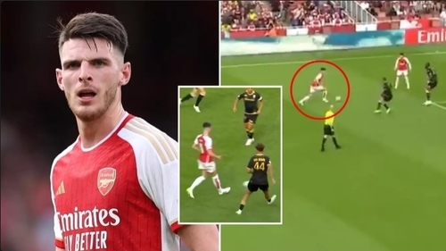 A Compilation Of Declan Rice Playing In A New Position For Arsenal Has Gone Viral