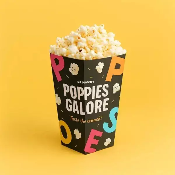 Custom Popcorn Boxes | Printed Popcorn Packaging USA