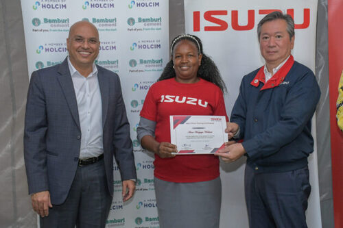 Isuzu, Bamburi Train Female Truck Drivers