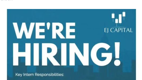 EJ Capital Hiring An Intern