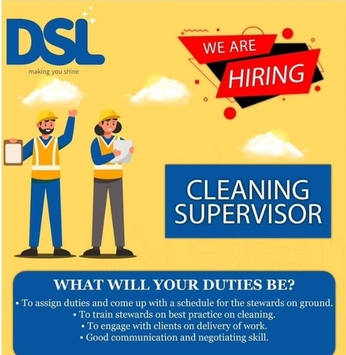 Diamond Space Ltd Hiring Cleaning Supervisor