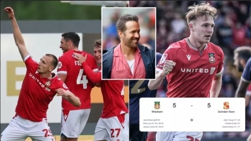 Ryan Reynolds Reacts To Wrexham’s 5-5 Draw Vs Swindon With Important Message