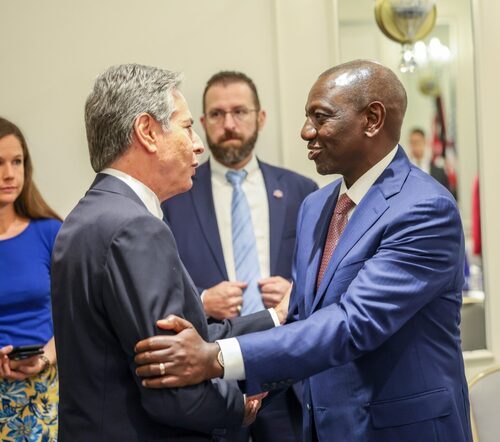 Blinken Lauds Kenya’s Peace, Climate Change Initiatives