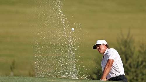 Champ, Griffin Share Shriners Lead; Thompson Misses Cut