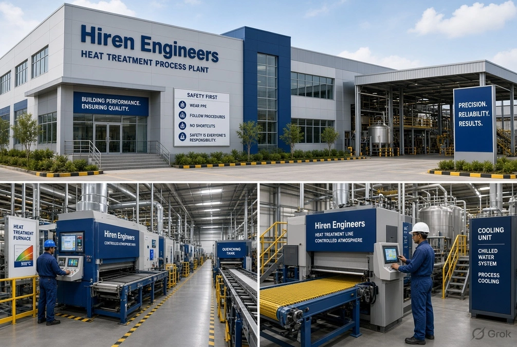 Heat Treatment Process Plant For Enhancing Metal Performance with Hiren Engineers