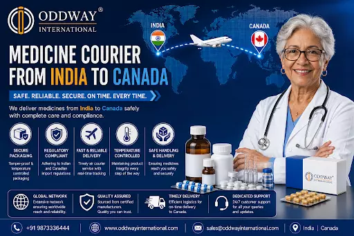 Medicine Courier From India to Canada: Strengths for Buyers - Oddway