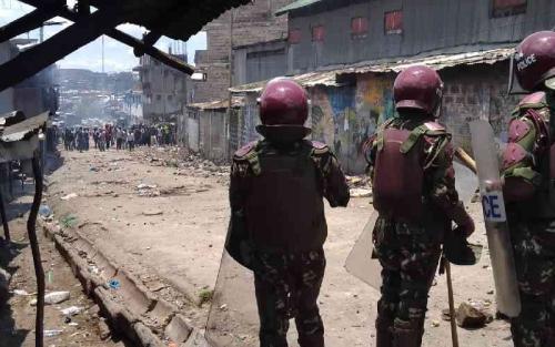 Businesses Brought To A Standstill In Mathare As Youth Engage Police In Battles
