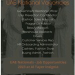 UAE Nationals – Job Opportunities 2023 at Al Tayer Insignia