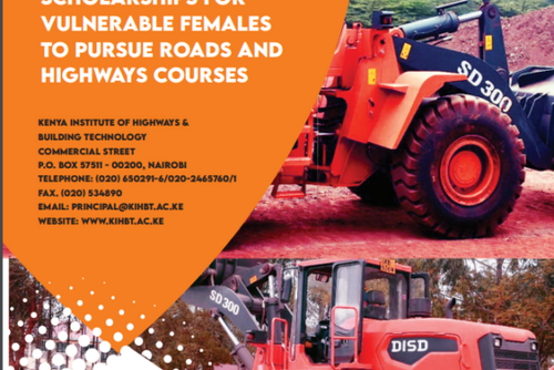 Scholarship For Vulnerable Females To Pursue Roads And Highway Courses