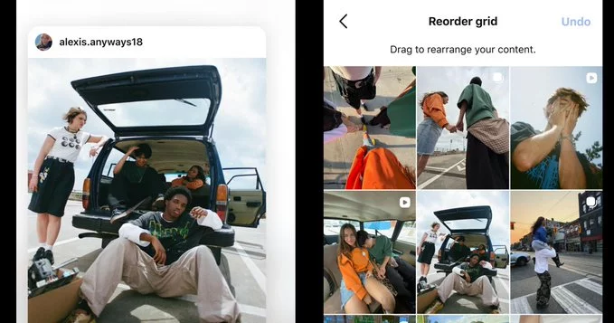 Instagram Profile Grid Reorganization: Now Available to Everyone