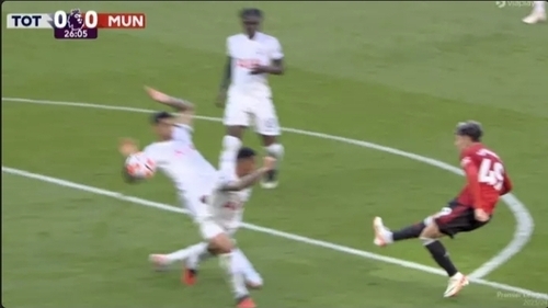Fans Left Divided After Man United Denied Penalty Against Tottenham Hotspur