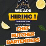 Azzaro Hiring Chef, Bartenders And Butcher