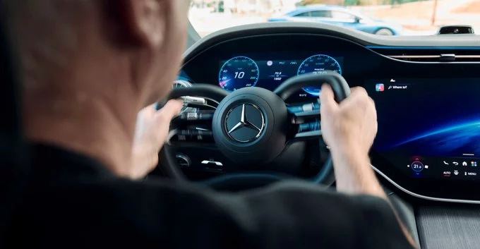 Mercedes Steer-by-Wire Transforms EQS Driving
