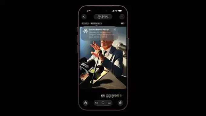 Apple Explains How Reference Image Proves a Photo Is Real