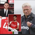 Declan Rice Aims Thinly-Veiled Dig At Former West Ham Boss David Moyes After Arsenal Move