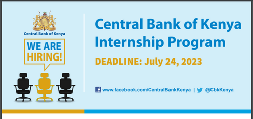 Central Bank Of Kenya Internship Program Open For Application