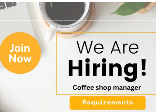 Coffee Shop Manager And Mini-market Manager Needed