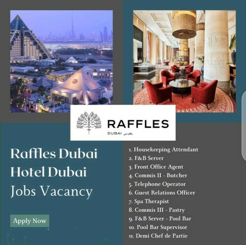 Raffles Dubai Hotel: Jobs Vacancies & Careers 2023 | The Iconic Pyramid-Shaped 5-Star Hotel Luxury