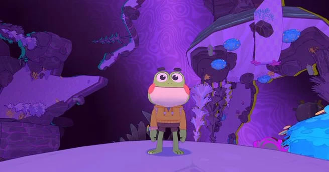 Big Hops: A Cute Frog Game That Remixes Nintendo Classics